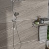 DOMETOUR Shower Set - 10inch Overhead Shower and Hand Shower, Round Shower Set, Dual Shower Heads, Chrome - 2 of 4