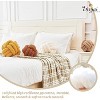 Knot Pillow Ball, Soft Home Decorative Round Throw Pillow, Handmade Knotted Plush Pillow, Round Boucle Pillow Cushion (8.6 Inches Ivory) - 2 of 4