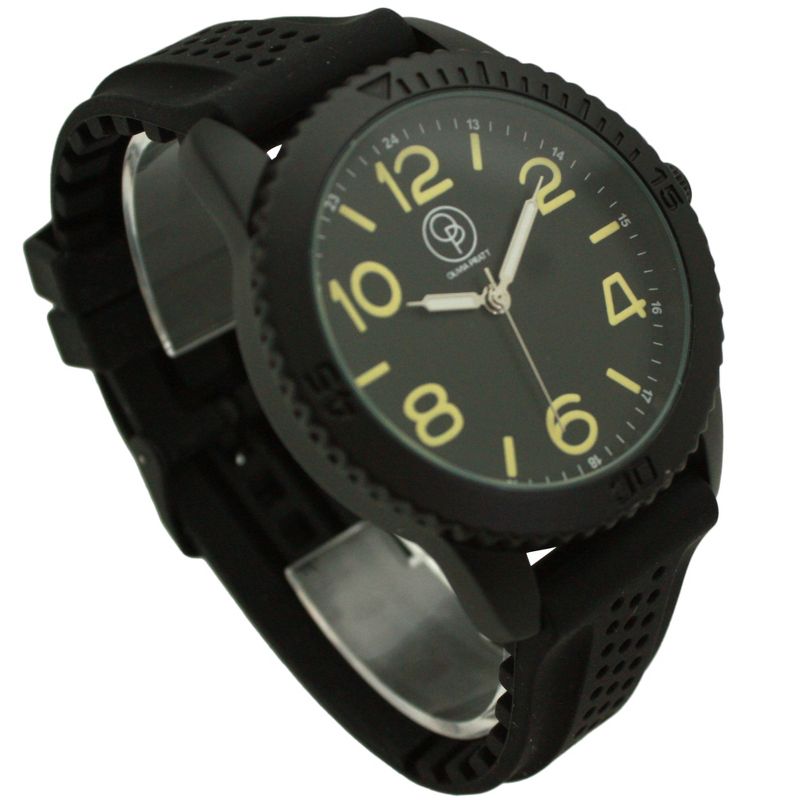 Olivia Pratt Silicone Solid Colors Sporty Everyday Men Watch, 3 of 5