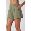 Yogalicious Womens Washed Loop Terry Short - 2 of 3