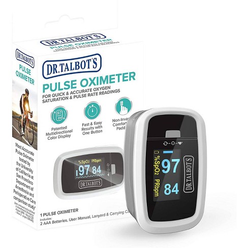 What are the 2 readings on a pulse oximeter