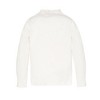 Hope & Henry Girls' Organic Long Sleeve Mock Neck Sweater with Gold Buttons, Infant - image 3 of 4