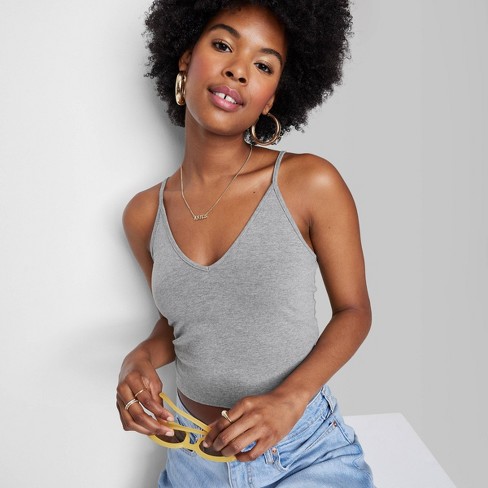 Women's Cropped Cami Tank Top - Wild Fable™ : Target