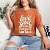 Simply Sage Market To The End Zone And Back Garment Dyed Tee - 2 of 4