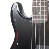 Sawtooth Americana Road Warrior Series Vintage Burst w Aluminum Pickguard Left Handed Electric Bass Guitar - 4 of 4