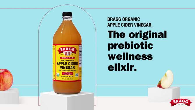 Bragg Organic Apple Cider Vinegar - 32 fl oz, 2 of 10, play video