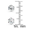 Steeltime Ladies set of 2pcs stainless steel and multi simulated diamond stud earrings - 3 of 4