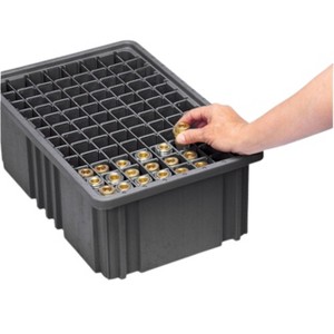 Quantum Storage Systems Long Divider, Conductive, For Use With Dg92050Co, Black (Pack Of 6), Made In Usa - 1 of 1