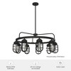 Hunter Fans 34.5" Starklake Ceiling Light Noble Bronze Finish - 9 Bulb Industrial Chandelier for Modern & Farmhouse Spaces - 3 of 4