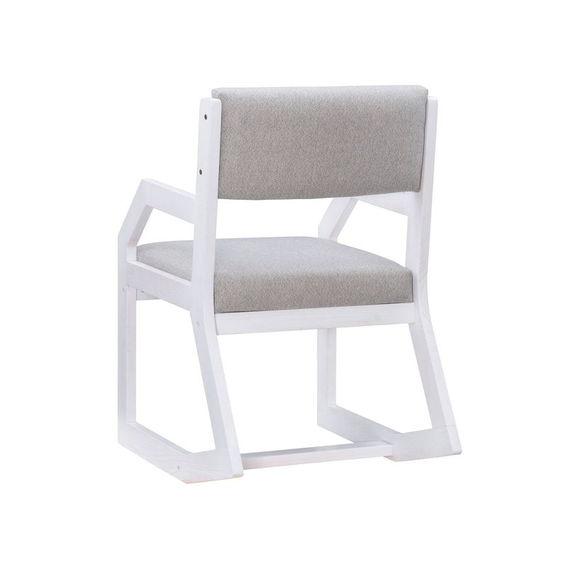 Robin Modern Upholstered Rocking Chair White - Linon, 5 of 9