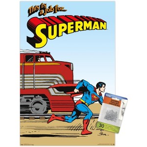 Trends International DC Comics - Superman - VIntage Unframed Wall Poster Prints - 1 of 4
