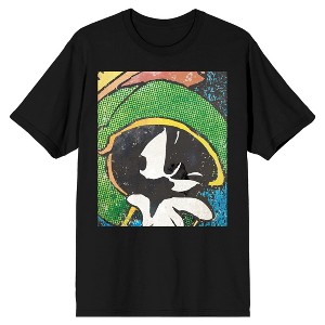 Looney Tunes Marvin Black T-Shirt - 1 of 2