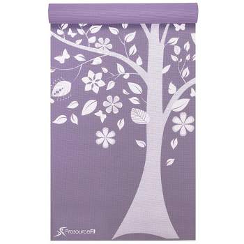 ProsourceFit Printed Yoga Mat, 3/16-in (5mm)