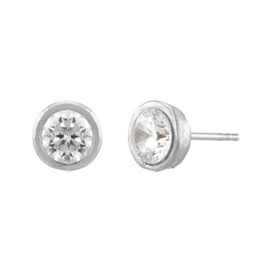 Silpada 'Shine On' Cubic Zirconia Stud Earrings in Sterling Silver - 1 of 4