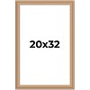 PosterPalooza | Weathered Yellow Picture Frame - UV Acrylic, Foam Board Backing, Hanging Hardware - 2 of 4