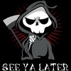 Men's Design By Humans See Ya Later Halloween T Shirt By thebeardstudio T-Shirt - 2 of 4