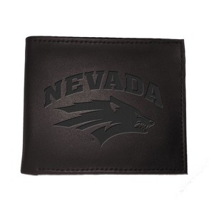 Evergreen NCAA Nevada Wolf Pack Black Leather Bifold Wallet Officially Licensed with Gift Box - 1 of 1