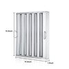 WhizMax Pack of 6 Hood Filter, 5 Grooves Commercial Kitchen Range Hood Filter, 430 Stainless Steel - 3 of 4