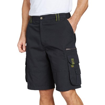 Boulder Creek By Kingsize Men's Big & Tall Ripstop Cargo Shorts - 46 ...