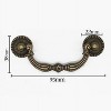 3.7-in,96mm Center to Center Bronze Cabinet Pull Handles,6 Pack - 3 of 4