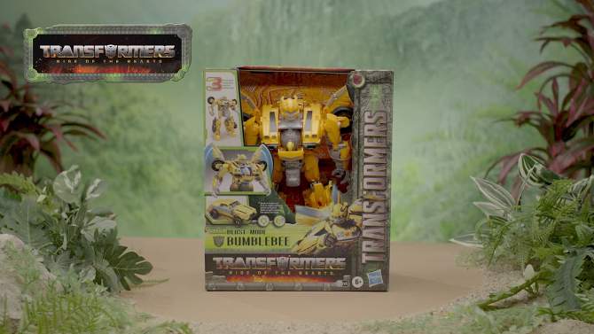 Transformers Rise of the Beasts Beast-Mode Bumblebee Action Figure, 2 of 9, play video