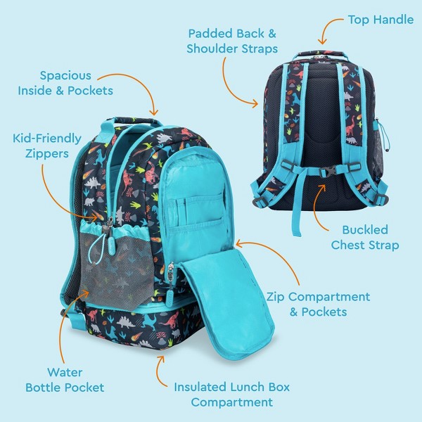 Mochila Bentgo Kids' 2 en 1 de 17" con lonchera aislada 3