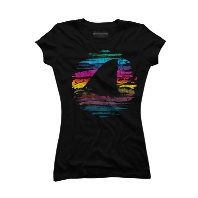 Junior's Design By Humans It's Shark Week Somewhere By BeanePod T-Shirt