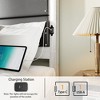 NicBex Queen/King Size Faux Leather Bed Frame with Charging Station and LED Lights for Adults/Boys/Girls,Black - 4 of 4
