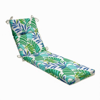 Islamorada Outdoor/Indoor Chaise Lounge Cushion Blue/Green - Pillow Perfect