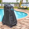 Dolphin Explorer E30 Automatic Robotic Pool Cleaner with Universal Caddy and Classic Caddy Cover, Ideal for In-Ground Swimming Pools up to 50 Feet - 3 of 4