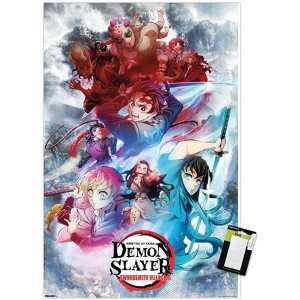 Trends International Demon Slayer: Swordsmith Village - Key Art 1 Unframed Wall Poster Print White Mounts Bundle 22.375" x 34" - 1 of 4