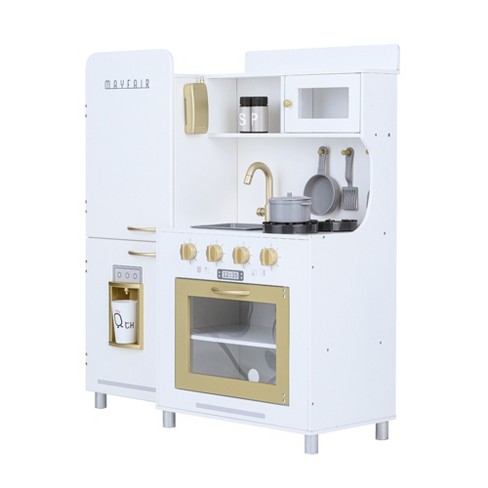 Teamson Kids Little Chef Paris Wood Play Kitchen, White/Rose Gold - Teamson  Kids Over the Top