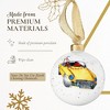 Kit Kemp by Spode Christmas Ornament, Doodles Cruising Bauble, Porcelain Handcrafted Festive Charm, Holiday Collectible Ornaments Whimsical Design - 4 of 4