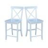 International Concepts X-Back Counter Height Stool - 24" Seat Height - 3 of 4
