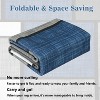 Acekool Washable Runner Rug 4x6: Non-Slip Geometric Carpet for Hallway, Living Room – Dark Blue, Foldable & Fast-Drying - 3 of 4