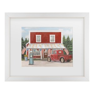 Trademark Fine Art - James Wiens Country Truck I Matted Framed Art - 1 of 4