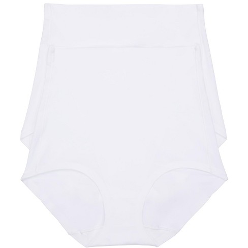 Bali Women's Easylite Smoothing Brief 2-pack - Dfs059 Large White
