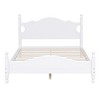 Full/Queen Size Wood House Bed, Easy Assembly, Platform Bed, No Box Spring Needed, Wooden Slat Mattress Foundation - 4 of 4