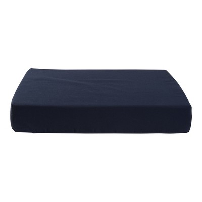 DMI Polyfoam Wheelchair Cushion, Standard, Navy, 16 x 18 x 2