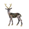 Gulches 13" Velvet Foam Standing Deer Figurine - Elegant Decorative Accent for Modern and Timeless Home Decor - 2 of 4