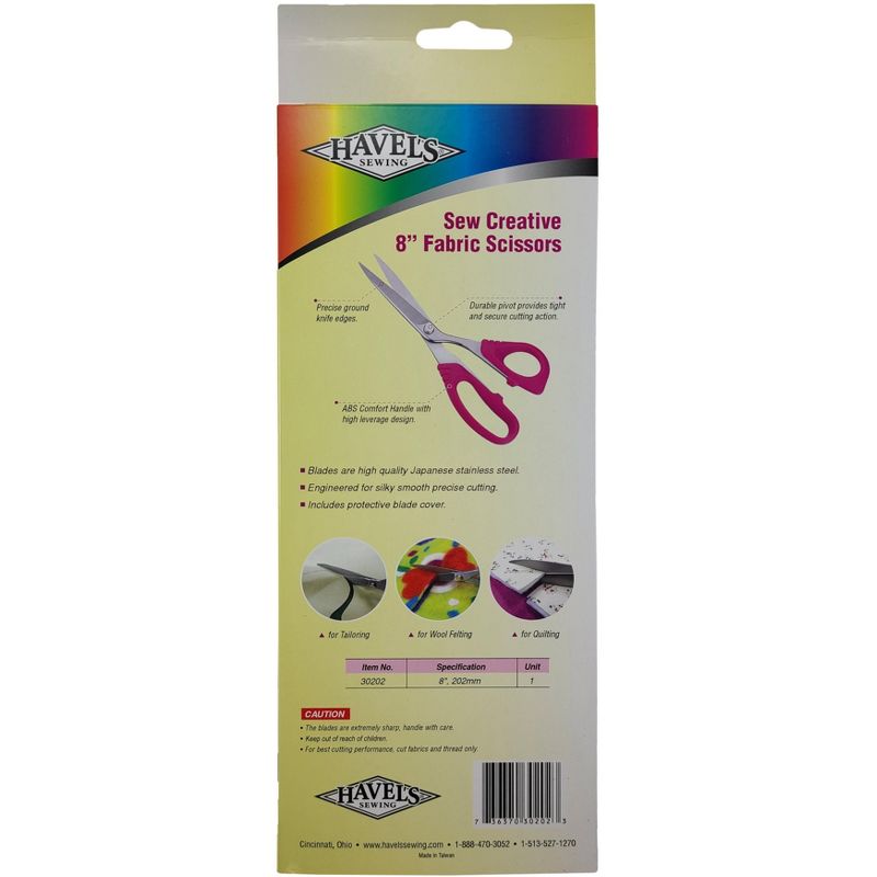 Havel's Sew Creative Quilting/Sewing Fabric Scissors-8", 3 of 4