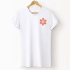 Simply Sage Market Checkered Mama Flowers Front and Back Print Short Sleeve Tee - 3 of 4