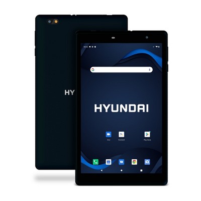 Hyundai HyTab 8WC1, 8" Tablet, Quad-Core Processor, 1GB RAM, 32GB Storage, Android 10, Dual Camera, WiFi - Black