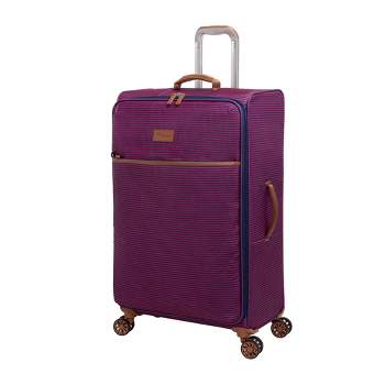 it luggage Beach Stripes 27.4" Softside Large Checked Spinner Suitcase