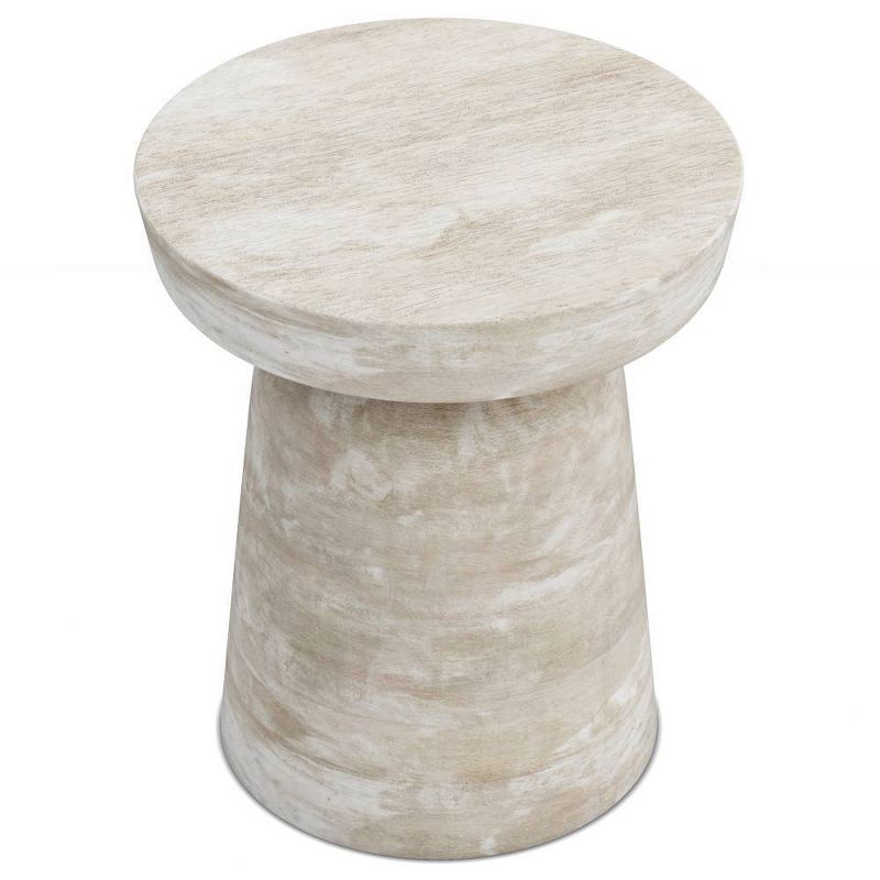 Krentz Accent Table Distressed White Wash - WyndenHall, 3 of 8