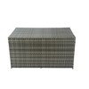 WELLFOR 200gal Wicker Outdoor Storage Box with Lid Gray - 2 of 4