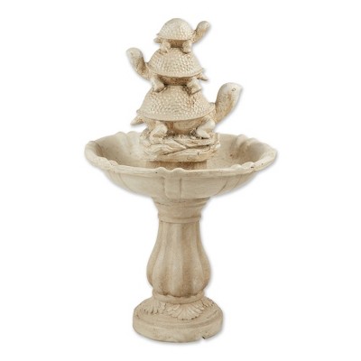 37.5" Turtle Trio Garden Outdoor Fountain - Zingz & Thingz