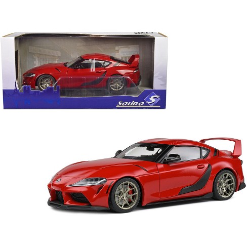 2023 Toyota GR Supra Streetfighter Prominance Red 1/18 Diecast Model Car by  Solido