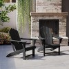 WestinTrends Highland Outdoor Patio HDPE Adirondack Chairs With Cup Holders (Set of 2) - image 2 of 4