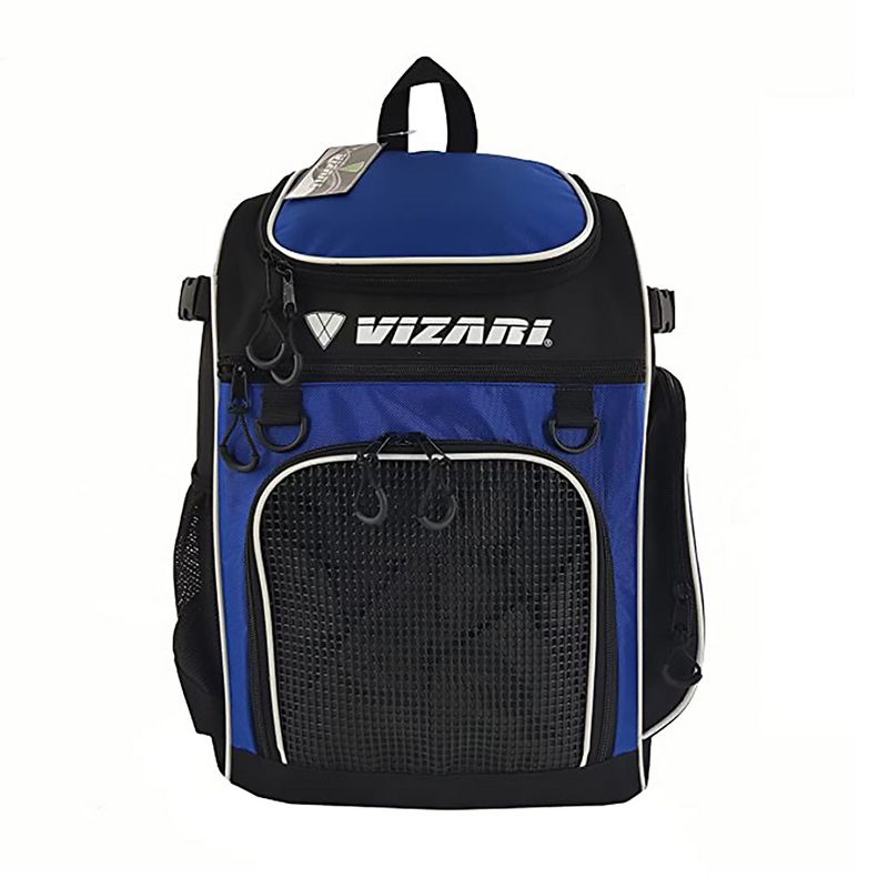 Vizari Cambria Soccer Backpack With Ball Compartment and Vented Ball Pocket and Mesh Side Cargo Pockets for Adults and Teens, 1 of 9